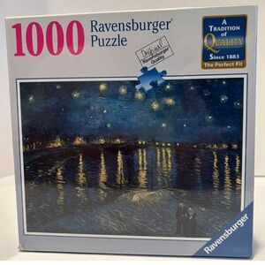 Ravensburger Starry Night Over the Rhone Puzzle - Blue and Yellow